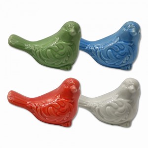 ENFEITE DECORATIVO MODELO PÁSSARO EM CERÂMICA REF: AP0608 ENFEITE DECORATIVO MODELO PÁSSARO EM CERÂMICA REF: AP0608