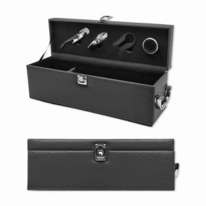 KIT ACESSÓRIOS PARA VINHO COM MALETA 1 GARRAFA REF: SXSP539-3A KIT ACESSÓRIOS PARA VINHO COM MALETA 1 GARRAFA REF: SXSP539-3A