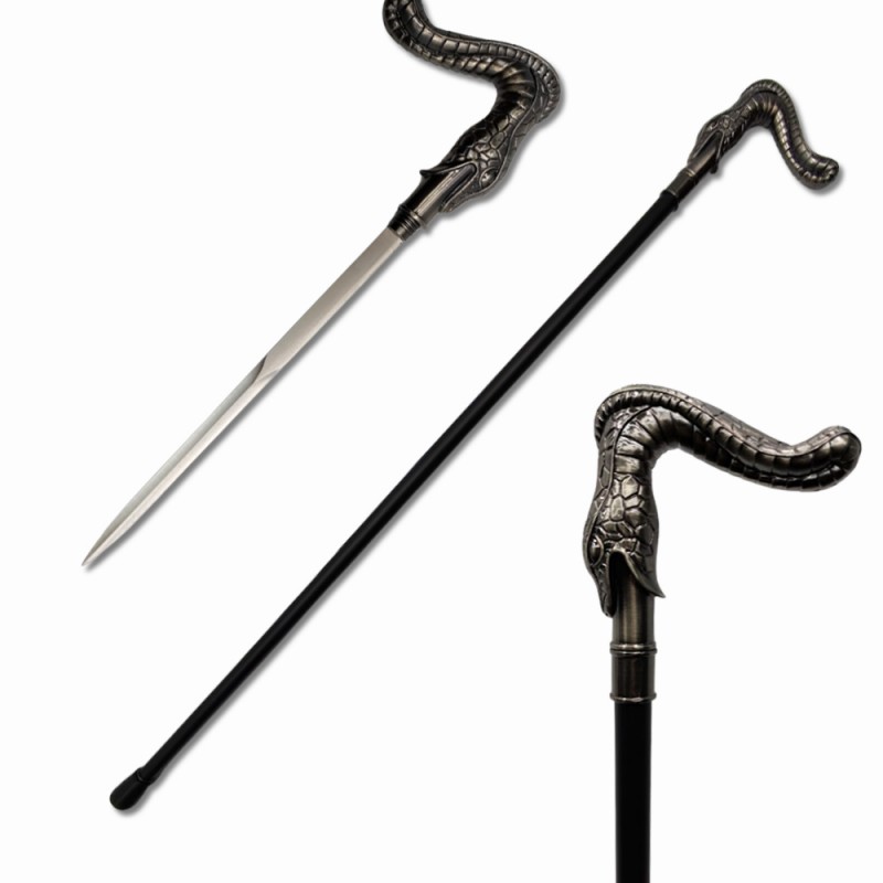 BENGALA ESPADA COM LÂMINA SEM CORTE EM METAL  REF: AP8067S