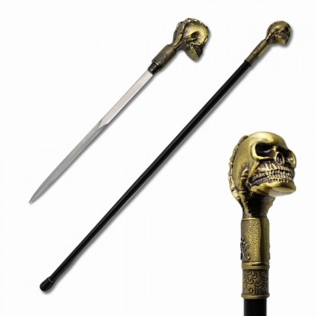 BENGALA ESPADA COM LÂMINA SEM CORTE EM METAL  REF: AP8074