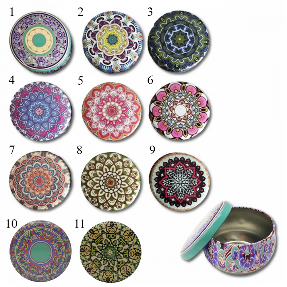 PORTA TRECO EM METAL MULTIUSO MODELO MANDALA REF: AP03601