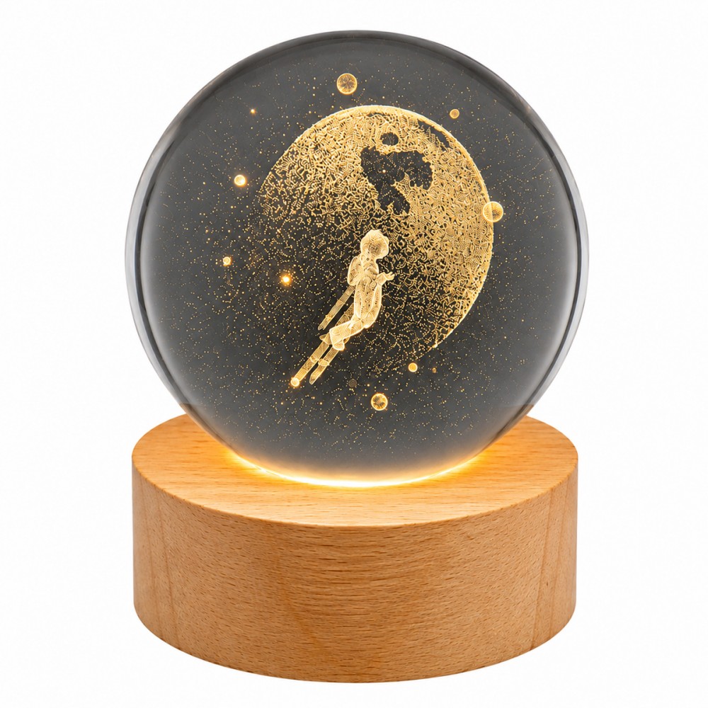 GLOBO LUMINÁRIA MODELO ASTRONAUTA EM VIDRO REF: AP7814WD-6Y