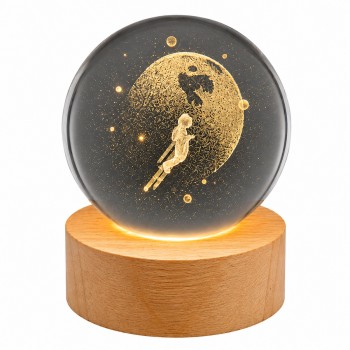 GLOBO LUMINÁRIA MODELO ASTRONAUTA EM VIDRO REF: AP7814WD-6Y