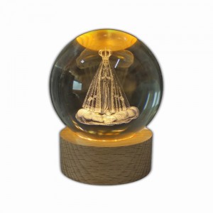 GLOBO LUMINÁRIA MODELO NOSSA SENHORA EM VIDRO REF: APMT-6SX GLOBO LUMINÁRIA MODELO NOSSA SENHORA EM VIDRO REF: APMT-6SX