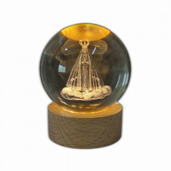 GLOBO LUMINÁRIA MODELO NOSSA SENHORA EM VIDRO REF: APMT-6SX GLOBO LUMINÁRIA MODELO NOSSA SENHORA EM VIDRO REF: APMT-6SX