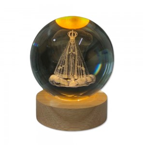 GLOBO LUMINÁRIA MODELO NOSSA SENHORA EM VIDRO REF: APMTL-8SX