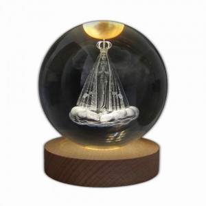 GLOBO LUMINÁRIA MODELO NOSSA SENHORA EM VIDRO REF: APMTL-10SX