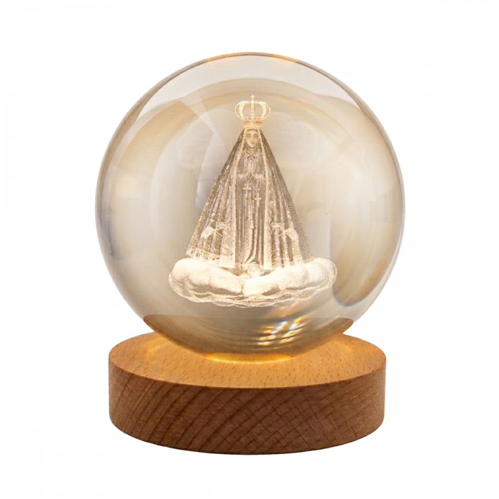 GLOBO LUMINÁRIA MODELO NOSSA SENHORA EM VIDRO REF: APMTL-10SX