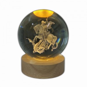 GLOBO LUMINÁRIA MODELO SÃO JORGE EM VIDRO REF: APMTL-8BO