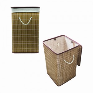 CESTO DE CHÃO EM BAMBU E TECIDO REF: AP16925-7 CESTO DE CHÃO EM BAMBU E TECIDO REF: AP16925-7