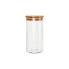 POTE DE VIDRO COM TAMPA EM BAMBU 950ML REF: APP1015 POTE DE VIDRO COM TAMPA EM BAMBU 950ML REF: APP1015