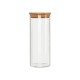  POTE DE VIDRO COM TAMPA EM BAMBU 1300ML REF: APP1020