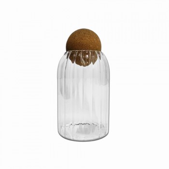 POTE DE VIDRO COM TAMPA EM BAMBU 800ML REF: APS15 POTE DE VIDRO COM TAMPA EM BAMBU 800ML REF: APS15
