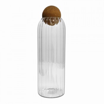 POTE DE VIDRO COM TAMPA EM BAMBU 1600ML REF: APS25 POTE DE VIDRO COM TAMPA EM BAMBU 1600ML REF: APS25