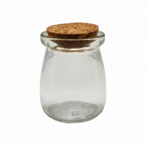 POTE DE VIDRO REDONDO COM TAMPA EM CORTIÇA 100ML REF: APBD-100 POTE DE VIDRO REDONDO COM TAMPA EM CORTIÇA 100ML REF: APBD-100