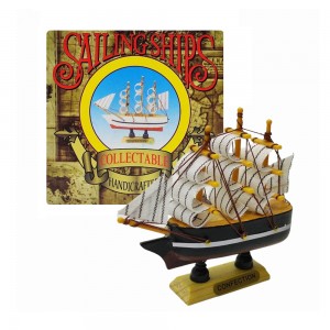 ENFEITE DECORATIVO DE MESA MODELO BARCO EM MADEIRA REF: AP60B-10CM ENFEITE DECORATIVO DE MESA MODELO BARCO EM MADEIRA REF: AP60B-10CM