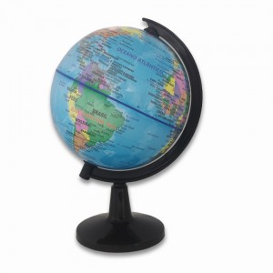 MINI GLOBO TERRESTRE DECORATIVO GIRATÓRIO EM PLÁSTICO REF: APJF1060CP01 MINI GLOBO TERRESTRE DECORATIVO GIRATÓRIO EM PLÁSTICO REF: APJF1060CP01
