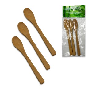 KIT COM 3 COLHERES DE BAMBU REF: AP34419-13P KIT COM 3 COLHERES DE BAMBU REF: AP34419-13P
