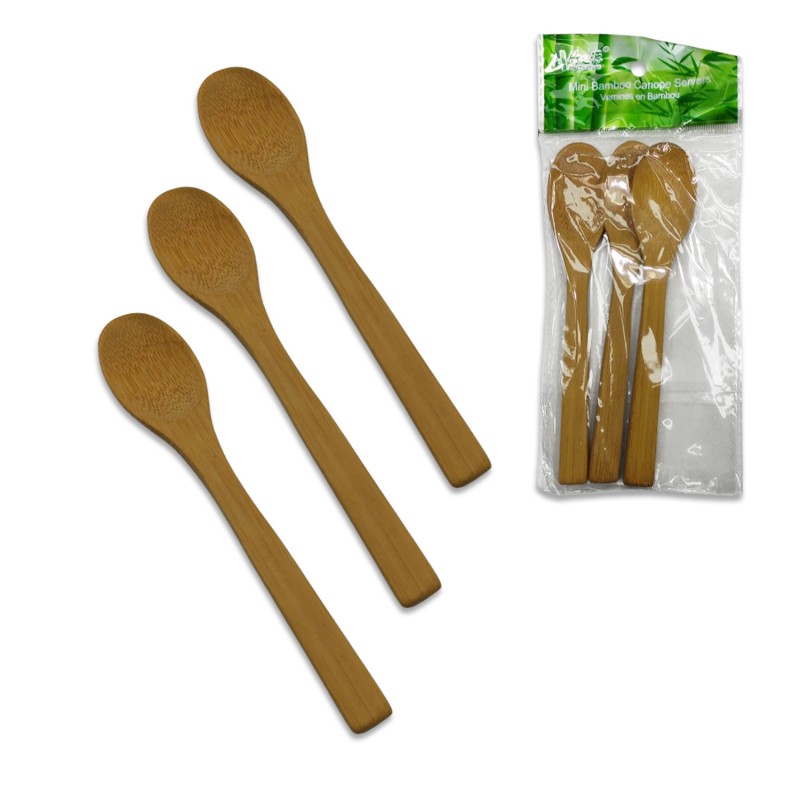 KIT COM 3 COLHERES DE BAMBU REF: AP34419-16P