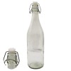 GARRAFA TRASPARENTE COM TAMPA EM VIDRO 500ML REF: AP919K