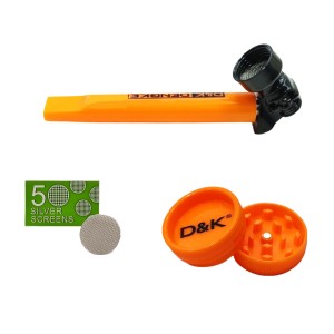 CACHIMBO DE METAL E PLÁSTICO E DICHAVADOR DE PLÁSTICO REF: APDK8813E