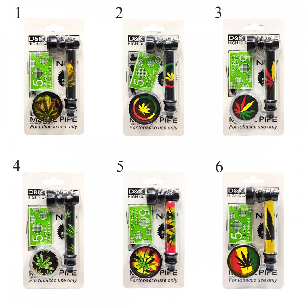 CACHIMBO DE METAL E PLÁSTICO E DICHAVADOR DE PLÁSTICO REF: APDK5857