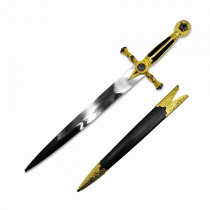 ADAGA COM LÂMINA SEM CORTE EM METAL REF: PFL9135BK ADAGA COM LÂMINA SEM CORTE EM METAL REF: PFL9135BK