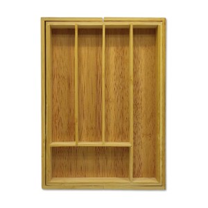 ORGANIZADOR DE GAVETA EXPANSÍVEL EM BAMBU REF: APKF-1T