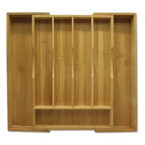 ORGANIZADOR DE GAVETA EXPANSÍVEL EM BAMBU REF: APKF-2T