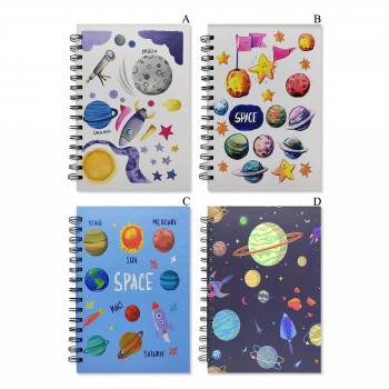 CADERNO ESPIRAL A5 PARA ANOTAÇÕES COM 80 FOLHAS REF: APA5-2