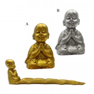 PORTA INCENSO MODELO BUDA EM RESINA PLÁSTICA REF: AP22081-2