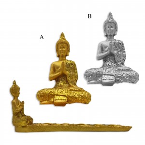 PORTA INCENSO MODELO BUDA HINDU EM RESINA PLÁSTICA REF: AP22091H