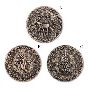 PORTA INCENSO REDONDO EM RESINA PLÁSTICA REF: APHY2302-RG PORTA INCENSO REDONDO EM RESINA PLÁSTICA REF: APHY2302-RG