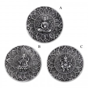 PORTA INCENSO REDONDO EM RESINA PLÁSTICA REF: APHY2386M-SL