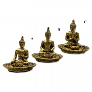 PORTA INCENSO MODELO BUDA EM RESINA PLÁSTICA REF: APFZ12