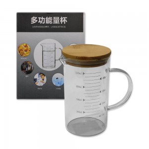 CANECA MEDIDORA GRADUADA EM VIDRO COM TAMPA 500ML REF: APLB500 CANECA MEDIDORA GRADUADA EM VIDRO COM TAMPA 500ML REF: APLB500