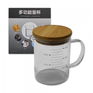 CANECA MEDIDORA GRADUADA EM VIDRO COM TAMPA 350ML REF: APLB350 CANECA MEDIDORA GRADUADA EM VIDRO COM TAMPA 350ML REF: APLB350