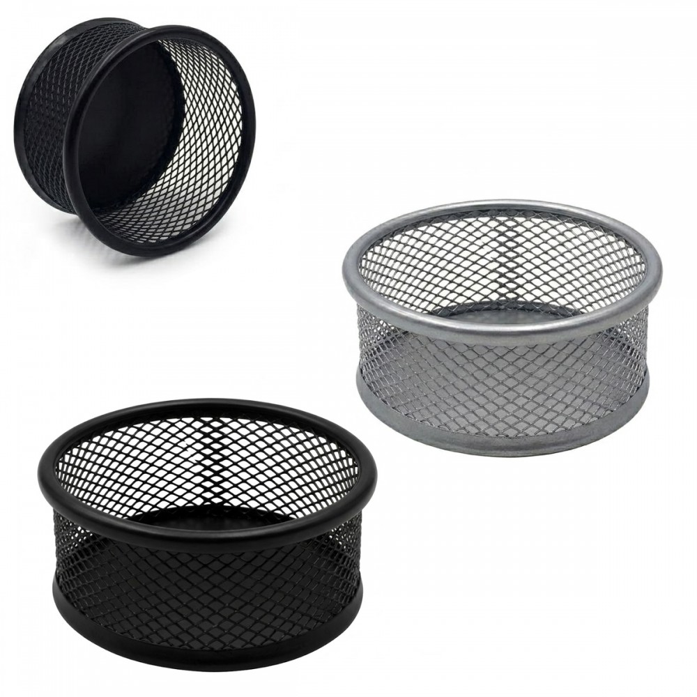 PORTA CLIPS DE MESA PRETO EM METAL REF: AP23584BT