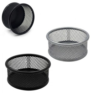 PORTA CLIPS DE MESA PRETO EM METAL REF: AP23584BT
