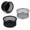 PORTA CLIPS DE MESA PRETO EM METAL REF: AP23584BT