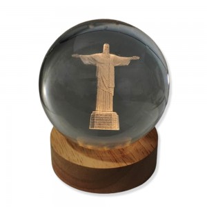GLOBO LUMINÁRIA MODELO CRISTO REDENTOR EM VIDRO REF: AP7814WL-6F GLOBO LUMINÁRIA MODELO CRISTO REDENTOR EM VIDRO REF: AP7814WL-6F
