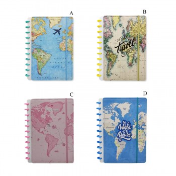CADERNO DE DISCO A4 PARA ANOTAÇÕES COM 80 FOLHAS REF: AP8349-A4