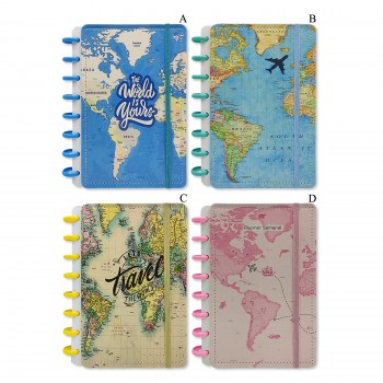 CADERNO DE DISCO A5 PARA ANOTAÇÕES COM 80 FOLHAS REF: AP8349-A5