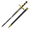 ESPADA MEDIEVAL DECORATIVA EM METAL 86CM REF: PFL9136BK ESPADA MEDIEVAL DECORATIVA EM METAL 86CM REF: PFL9136BK