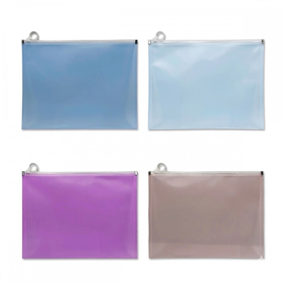 PASTA ENVELOPE A4 COM ZÍPER EM PLÁSTICO REF: APA4C