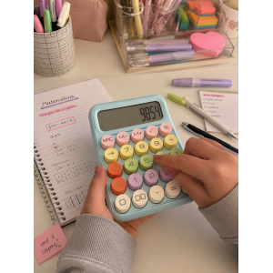 CALCULADORA COM TECLA ELETRÔNICA EM PLÁSTICO REF: APRZ817MAX