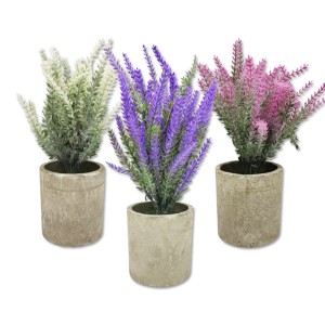 VASO COM PLANTA PERMANENTE EM PLÁSTICO REF: APDS536