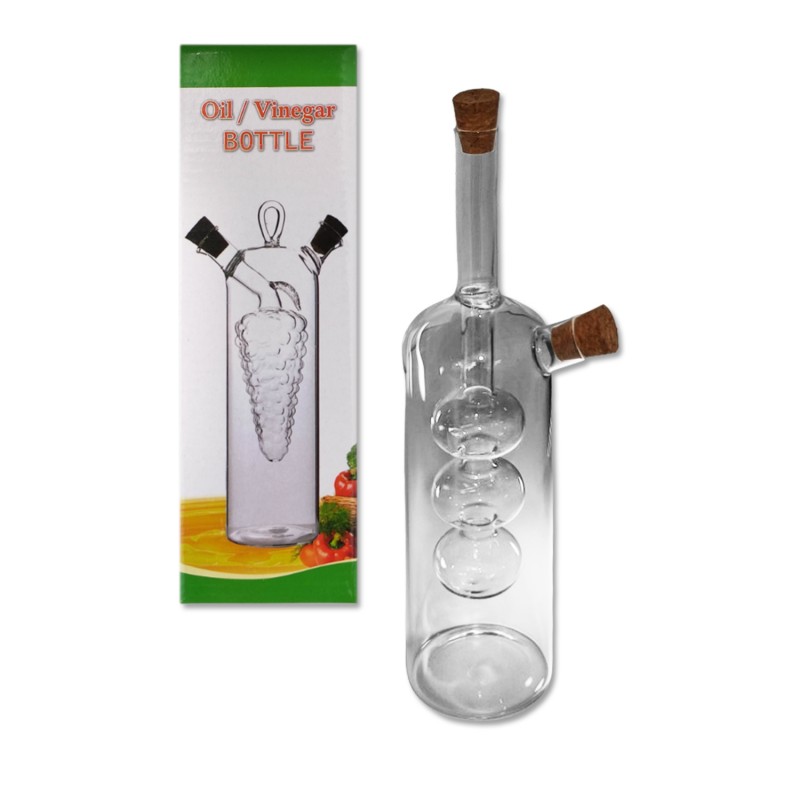 GALHETEIRO PARA OLÉOS E AZEITE EM VIDRO 75/338ML REF: AP6125 GALHETEIRO PARA OLÉOS E AZEITE EM VIDRO 75/338ML REF: AP6125