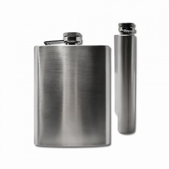 CANTIL DE BOLSO PARA BEBIDAS COM CAPACIDADE DE 240ML EM METAL REF: DSC4732-8