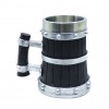 CANECA COM ALÇA MODELO BARRIL 600ML EM METAL INOX E REVESTIDA DE RESINA DE PVC REF: AP230094 CANECA COM ALÇA MODELO BARRIL 600ML EM METAL INOX E REVESTIDA DE RESINA DE PVC REF: AP230094